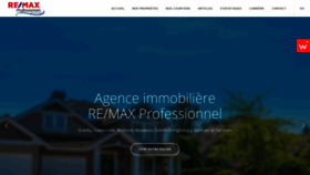 What Remax-professionnel.com website looked like in 2019 (4 years ago)