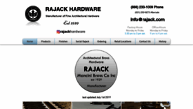What Rajack.com website looked like in 2019 (4 years ago)