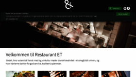 What Restaurant-et.dk website looked like in 2019 (4 years ago)