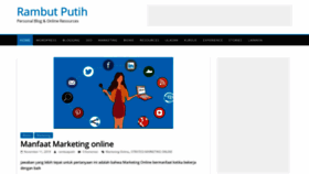 What Rambutputih.com website looked like in 2019 (4 years ago)