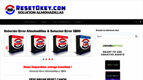 What Resetokey.com website looked like in 2019 (5 years ago)