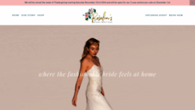 What Rosalinsbridalva.com website looked like in 2019 (4 years ago)