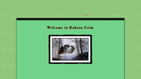 What Robsoncrim.com website looked like in 2019 (6 years ago)