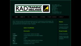 What Radmidlands.co.uk website looked like in 2019 (4 years ago)