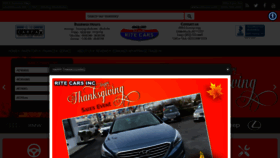What Ritecars.com website looked like in 2019 (4 years ago)