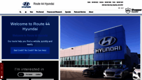 What Route44hyundai.com website looked like in 2019 (4 years ago)