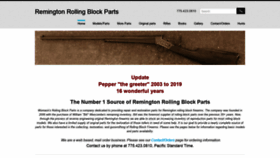 What Rollingblockparts.com website looked like in 2019 (4 years ago)