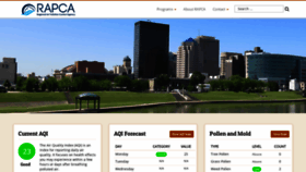 What Rapca.org website looked like in 2019 (4 years ago)