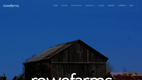 What Rowefarms.ca website looked like in 2019 (6 years ago)