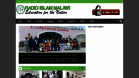 What Radioislam.org.mw website looked like in 2019 (4 years ago)