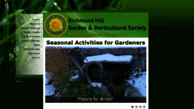 What Richmondhillgardensociety.org website looked like in 2019 (4 years ago)