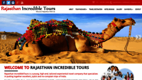 What Rajasthanincredibletours.com website looked like in 2019 (4 years ago)