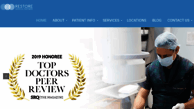 What Restoremedicalpartners.com website looked like in 2019 (4 years ago)