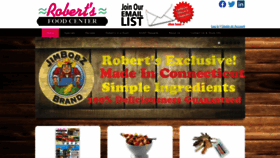 What Robertsfoodcenter.com website looked like in 2019 (4 years ago)