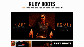 What Rubybootsmusic.com website looked like in 2019 (4 years ago)
