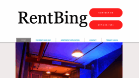 What Rentbing.com website looked like in 2019 (4 years ago)