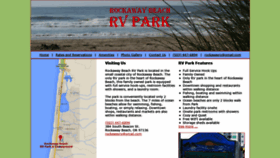 What Rockawaybeachpark.com website looked like in 2019 (4 years ago)