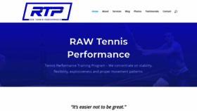 What Rawtennisperformance.com website looked like in 2019 (4 years ago)