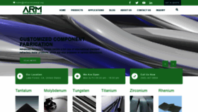 What Refractorymetal.org website looked like in 2019 (5 years ago)