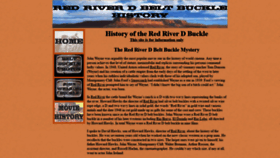 What Redriverdbeltbuckle.com website looked like in 2019 (4 years ago)