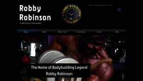 What Robbyrobinson.net website looked like in 2019 (4 years ago)