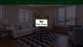 What Rentparkplaceapartments.com website looked like in 2019 (4 years ago)