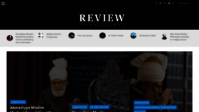 What Reviewofreligions.org website looked like in 2019 (4 years ago)