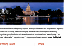 What Regulatoryplaybook.com website looked like in 2019 (4 years ago)