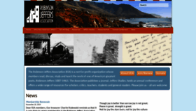 What Robinsonjeffersassociation.org website looked like in 2019 (5 years ago)