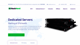 What Racknerd.com website looked like in 2019 (4 years ago)
