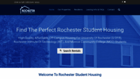 What Rochstudenthousing.com website looked like in 2019 (4 years ago)