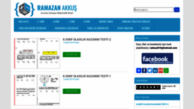 What Ramazanakkus.com.tr website looked like in 2019 (4 years ago)