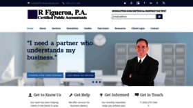 What Rfigueroacpa.com website looked like in 2019 (4 years ago)