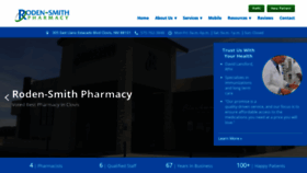 What Rodensmithpharmacy.com website looked like in 2019 (4 years ago)