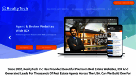 What Realtytech.com website looked like in 2019 (4 years ago)