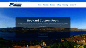 What Rookardcustompools.com website looked like in 2019 (4 years ago)