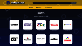 What Romsplanet.com website looked like in 2019 (4 years ago)