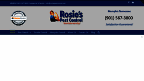 What Rosiespestcontrol.com website looked like in 2019 (4 years ago)