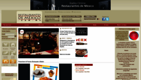 What Restaurantesdemexico.com.mx website looked like in 2019 (4 years ago)