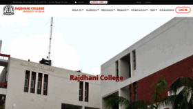 What Rajdhanicollege.ac.in website looked like in 2019 (4 years ago)