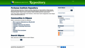 What Repository.perbanasinstitute.ac.id website looked like in 2019 (4 years ago)