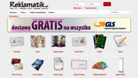 What Reklamatik.pl website looked like in 2019 (4 years ago)