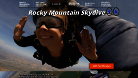 What Rockymountainskydive.com website looked like in 2019 (4 years ago)