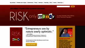 What Riskonlymoney.com website looked like in 2019 (4 years ago)