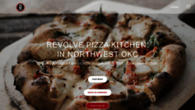 What Revolvepizza.com website looked like in 2019 (4 years ago)