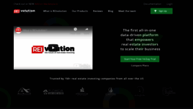 What Reivolution.io website looked like in 2019 (4 years ago)