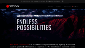 What Redrock-interactive.com website looked like in 2019 (4 years ago)