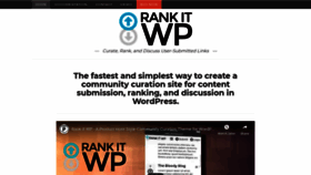 What Rankitwp.com website looked like in 2019 (4 years ago)