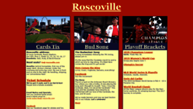 What Roscoville.com website looked like in 2019 (4 years ago)