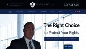 What Rakhlinlaw.com website looked like in 2019 (4 years ago)